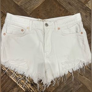 Free People Loving Good Vibrations Cutoffs